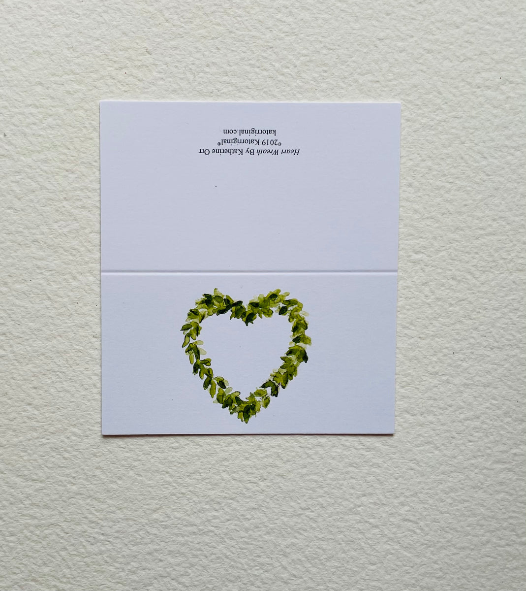 “Heart Wreath” Enclosure Cards – Katorriginal®