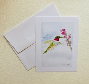 Hummingbird Inflight Notecards
