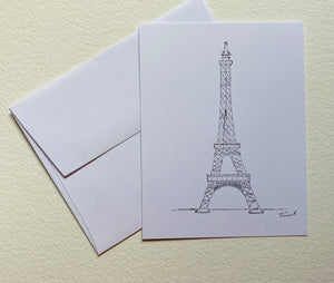 La Tour Eiffel Notecards
