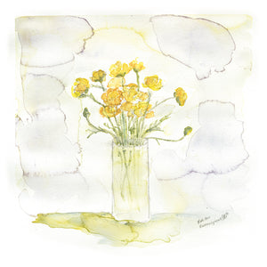 “Sunny Bouquet” Original Watercolor Painting