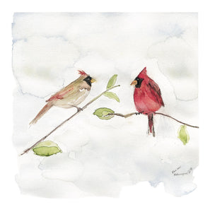 Cardinals in a Pair Gift Card Set